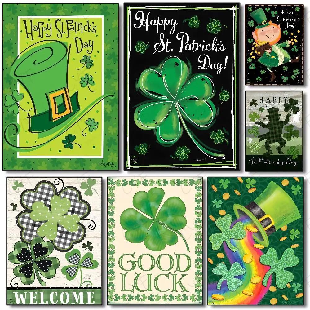 Anime St Patricks DDay Tranh Nghệ Thuật Poster Có In Hình Cho Phòng Ngủ Gia Đình Trang Trí Phòng Khá