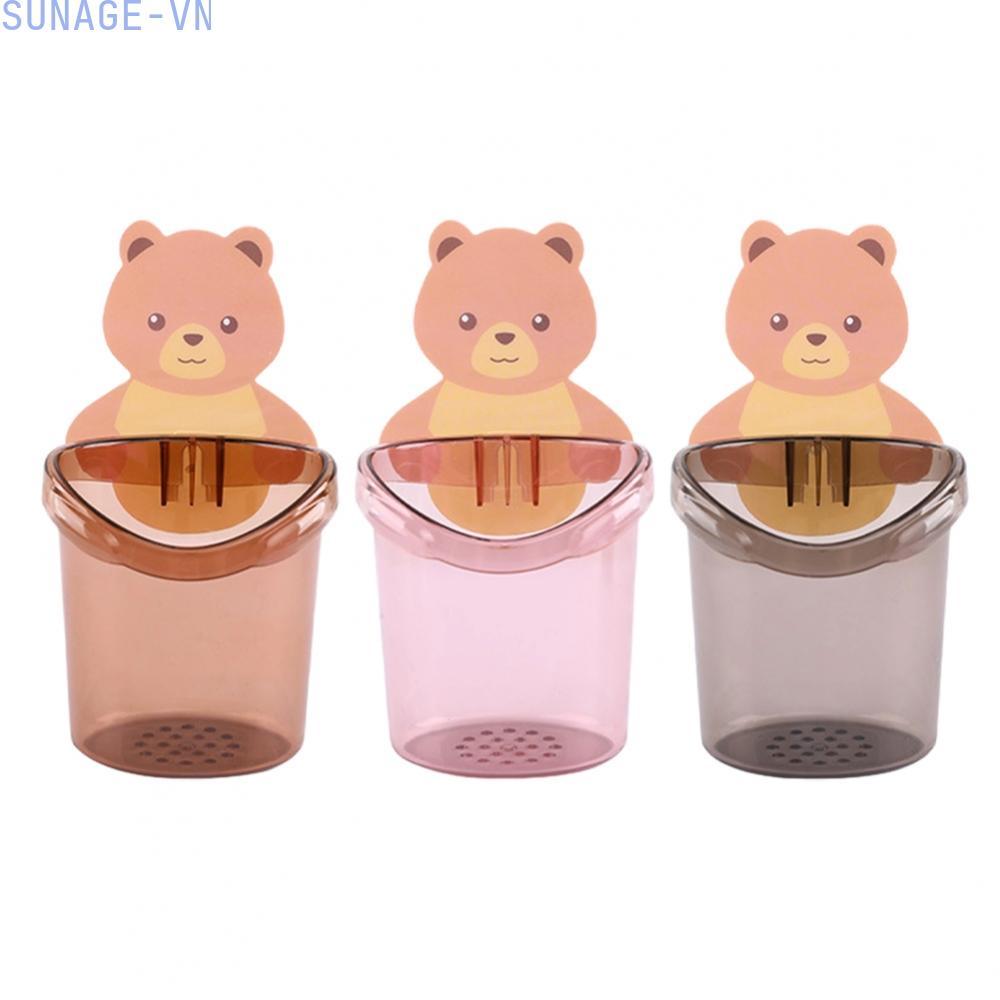 【SUNAGE】Bathroom Toothbrush Cup Efficient Water Drainage Hygienic Toothbrush Holder【HOT Fashion】
