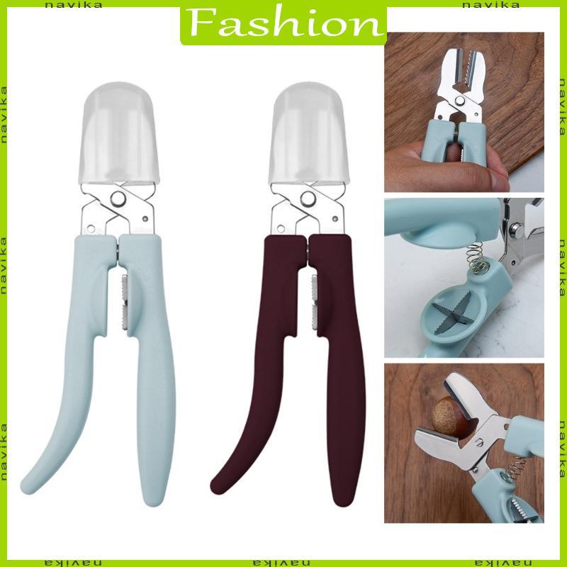 NA Thép không gỉ Dụng cụ mở hạt dẻ cho quả óc chó Hạt phỉ và đai ốc Tay cầm tiện dụng Cracker Nhà bế