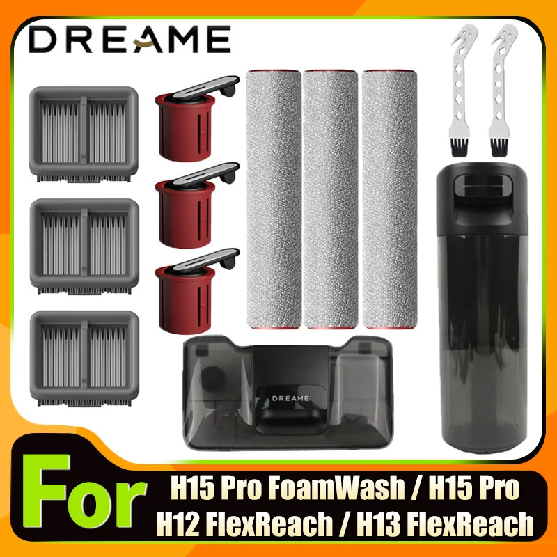 Dreame H15 Pro / H15 Pro Foam Wash / H12 Flexreach / H13 Flexreach Brush Roller Hepa Filter Phụ tùng