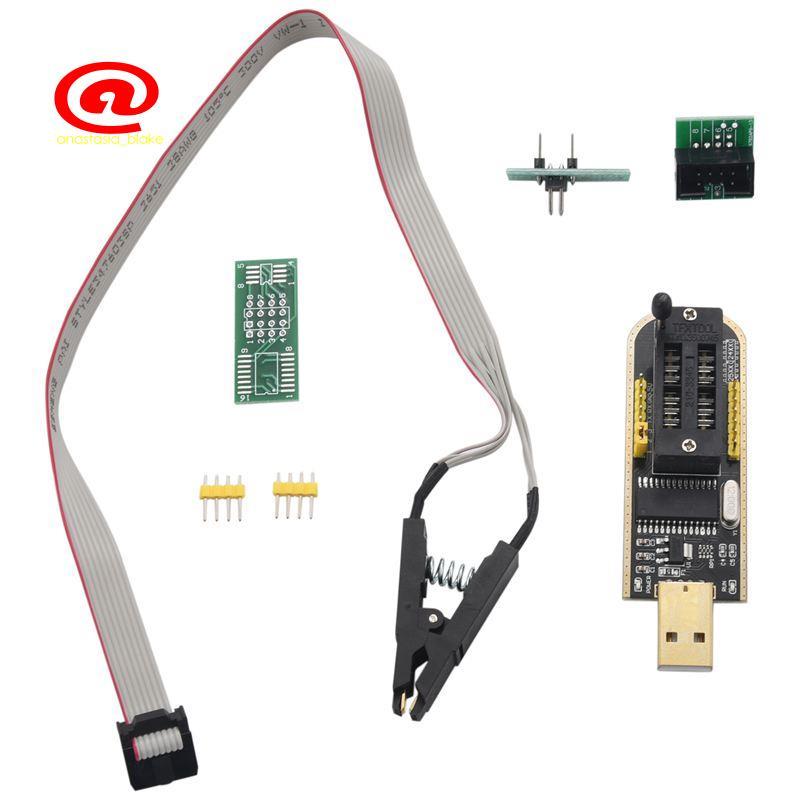 Kẹp kiểm tra SOP8 SOIC8 cho EEPROM 25CXX / 24CXX với CH341A 24 25 Series EEPROM Flash Bios Lập trình