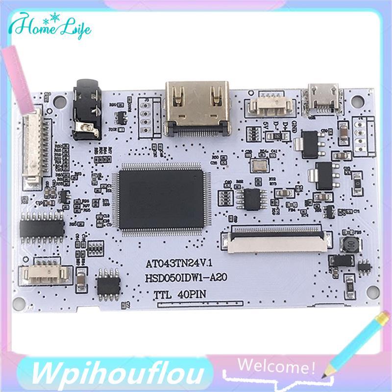 Bảng điều khiển màn hình LCD -40Pin Độ phân giải 7 Inch 800x480, Bảng tương thích màn hình LCD 40 ch