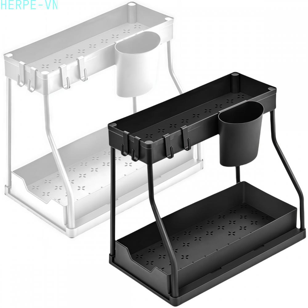 [HERPEVN]Efficient Kitchen Storage Pullout Cabinet Organizer with Sliding Design[Ready stock]