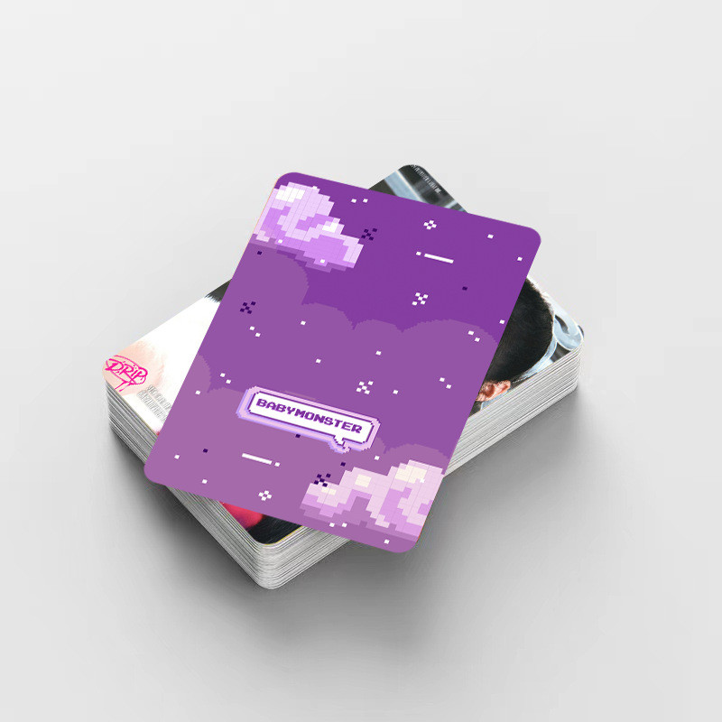 92 Cái / hộp BABYMONSTER Lomo Cards PSYCHO Album WE GO UP HOT SAUCE CHIQUITA Dán SHEESH CLICK CLAK P