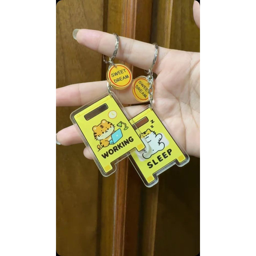 Móc Khoá Biển Thông Báo Tiger - Keymie Store