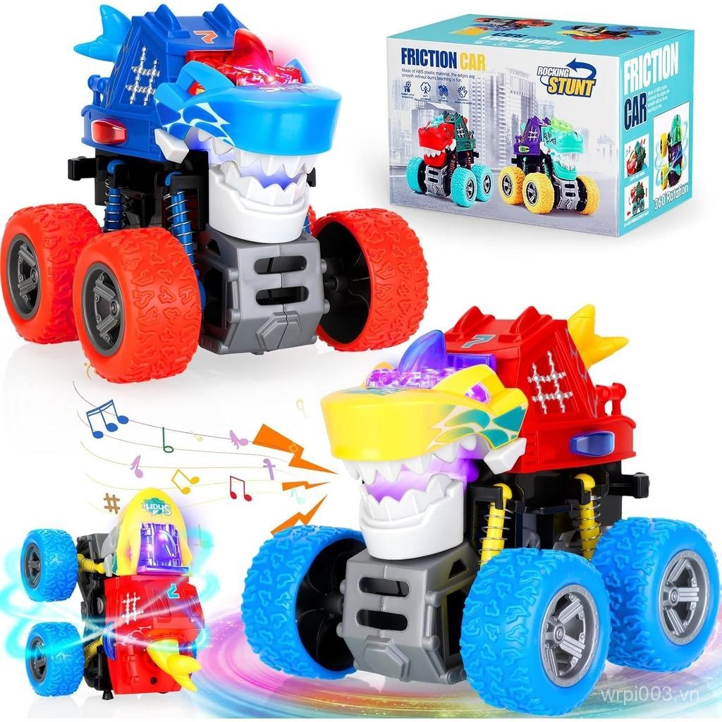 Đồ chơi khủng long cho trẻ em 3-5 tuổi, Đồ chơi xe tải quái vật cho lứa tuổi 3-4, Đồ chơi bé trai ph