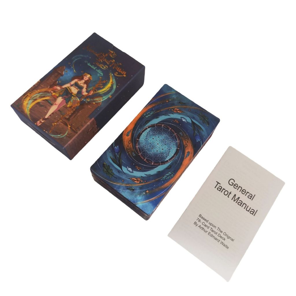 [Hàng có sẵn] 12x7cm Nomad Soul Warrior Tarot English Board Game Card Game The Nomad Soul Warrior Ta