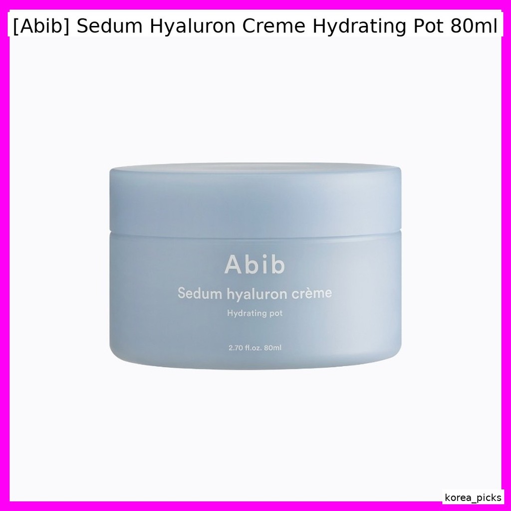 [Abib] Chậu dưỡng ẩm Sedum Hyaluron Creme 80ml / Creme Hàn Quốc / Tăng độ ẩm / Chính hãng 100% của h