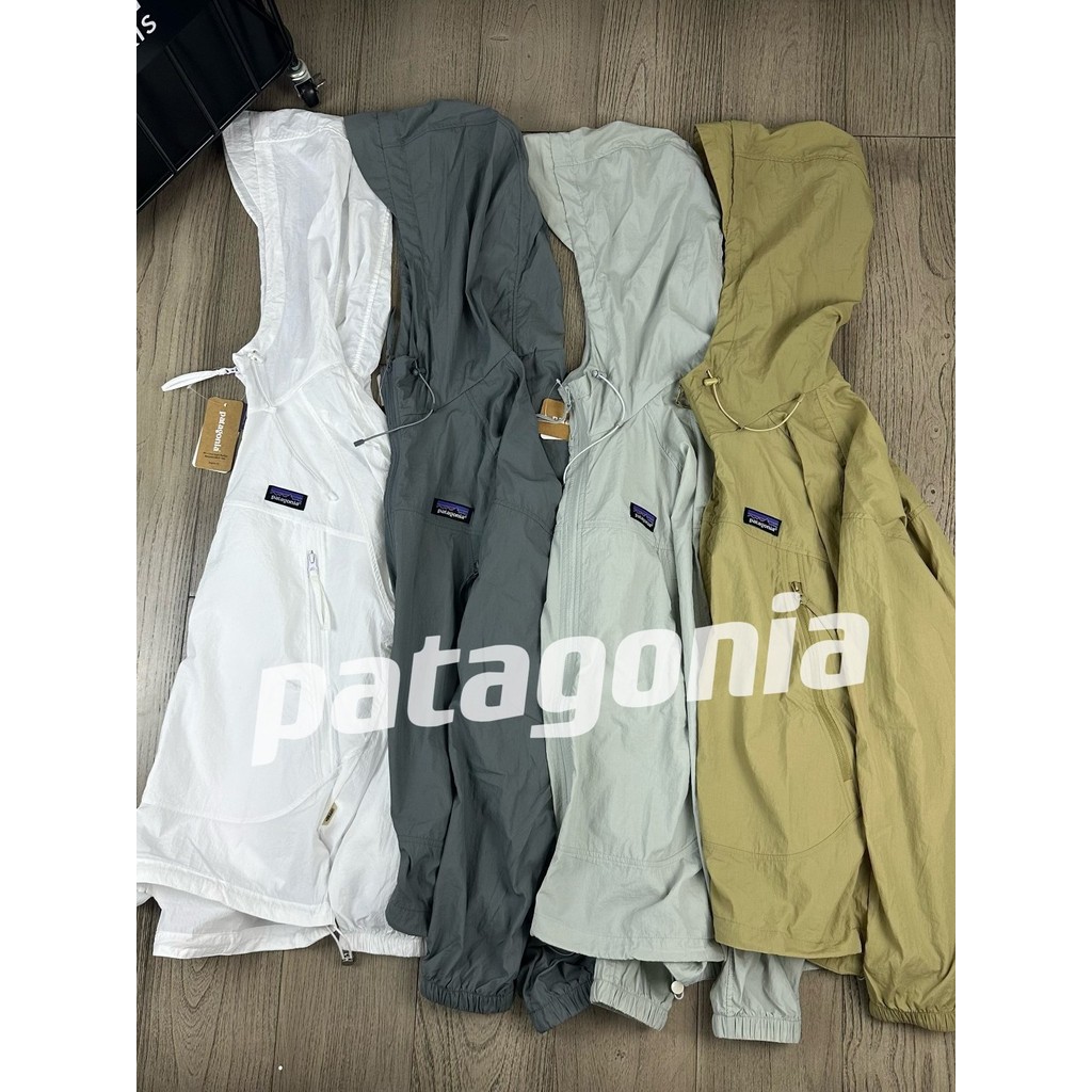 D1DM Patagonia Outdoor Thin Zipper Hooded Sun Protection Skin Jacket Sun Protection Clothing Camping