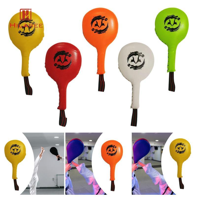 HILABEE Taekwondo Kick Pad Da PU Boxing Pad Striking Pad TKD Kicking Pad cho luyện tập Karate MMA Mu