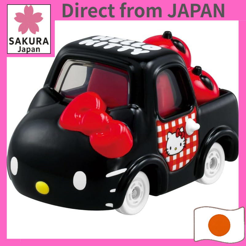 Takara Tomy Tomica Dream Tomica SP Hello Kitty 50th Anniversary Hello Kitty (Black) Mini Car Toy Age