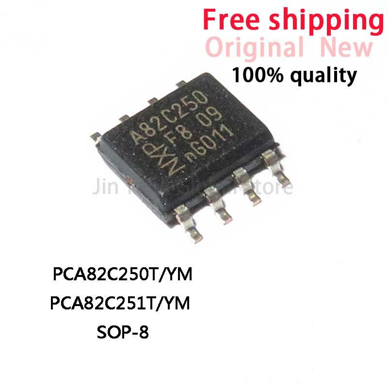 10 Chiếc PCA82C250 A82C250 PCA82C250T PCA82C250Y PCA82C251T A82C251 PCA82C251 SOP8 IC Chip Còn Hàng 
