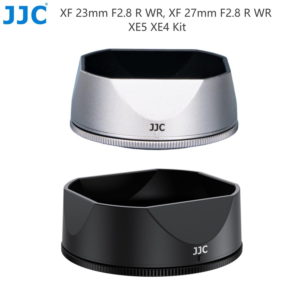 JJC Lens Hood Loa che từ tính dành Cho Fujifilm XF 23mm F2.8 R WR, Fuji XE5 Kit Ống Kính Kim Loại Ho