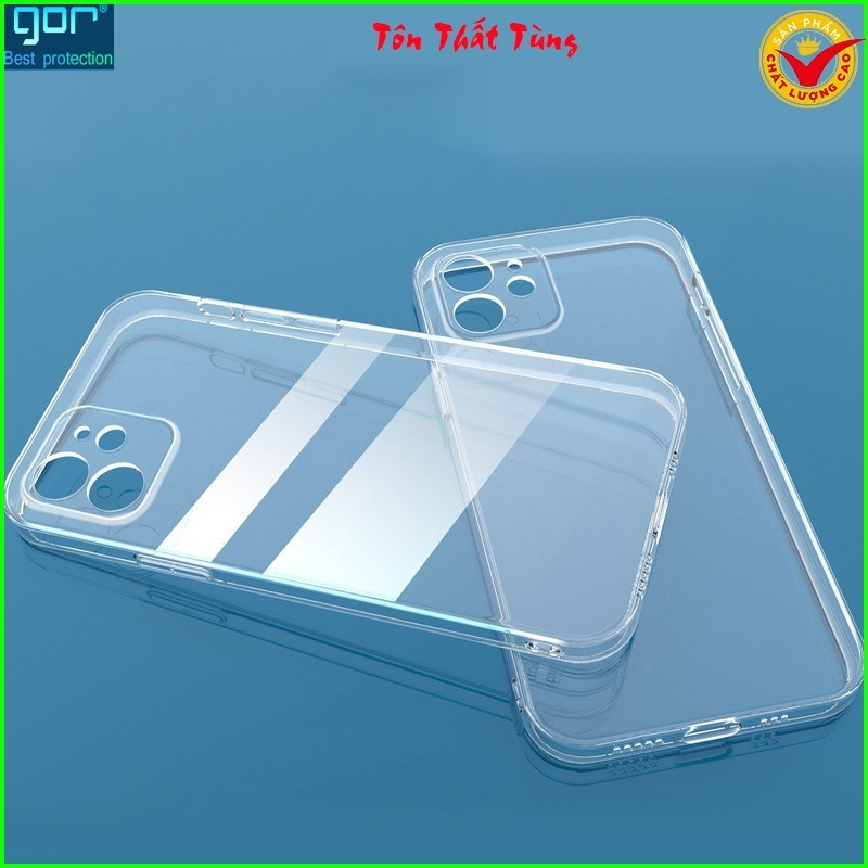 Ốp Lưng Dẻo Gor trong suốt iPHONE 11, IP 11 Pro Max, IP 11 Pro ... chính hãng, kiểu dáng thời trang 