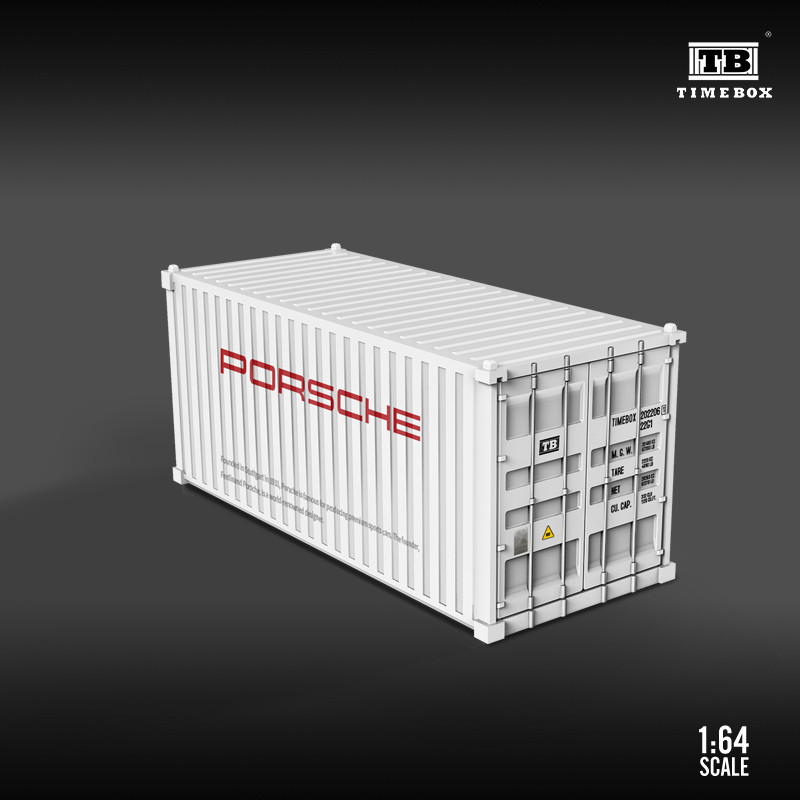 [ORDER] Mô hình diorama TIME BOX 1:64 Alloy 20ft Container-Porsche Version TB640121