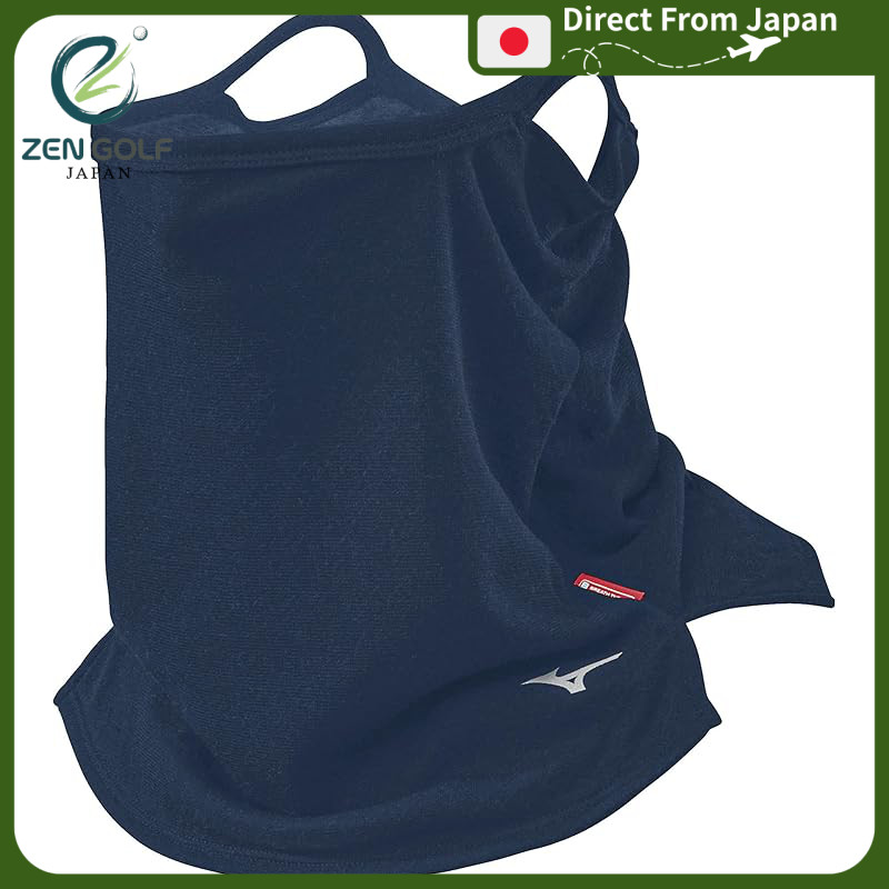 Mizuno Golf Wear Breath Thermo Face Guard with Ear Hooks & Adjuster - Black