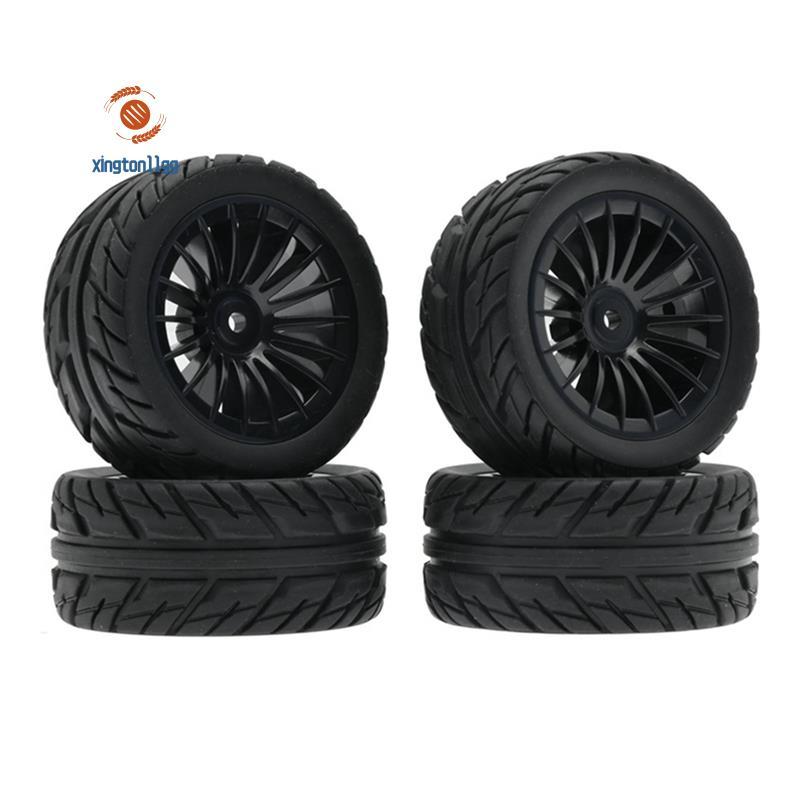 4 Bánh Xe Lốp Cao Su Cho SG1603 SG1604 SG1605 UD1601 UD1602 UD1603 UD1604 1 / 16 RC Xe Nâng Cấp Phần