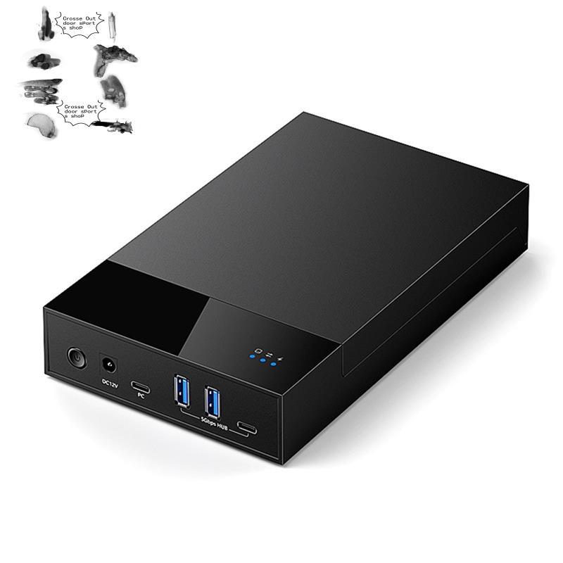USB 3.0 đến 3.5 Inch Ổ Cứng Docking Station Vỏ Đĩa Cứng Bên Ngoài Cho 3.5 2.5 Inch SSD HDD 20TB Phíc