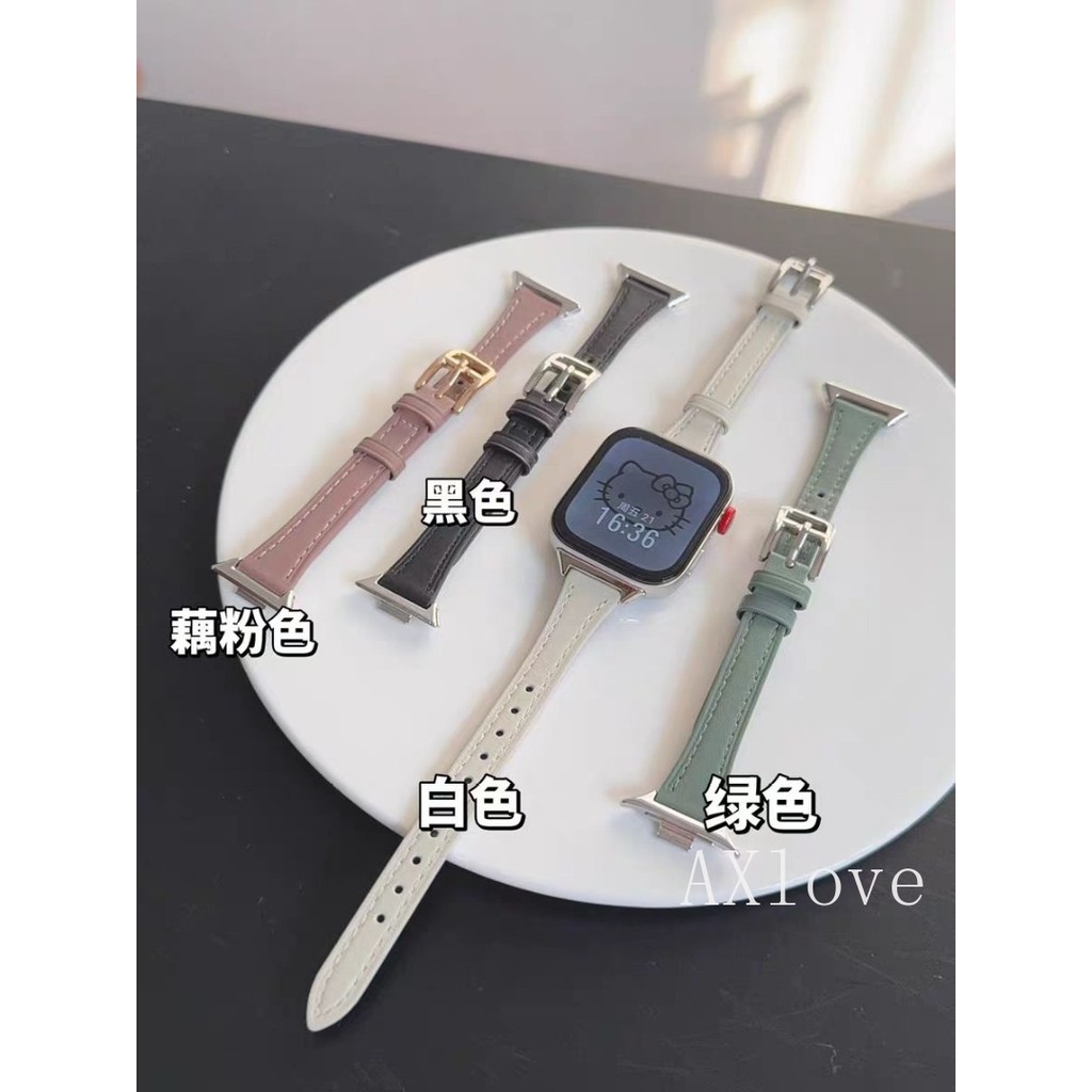 Dây đeo đồng hồ bằng da mỏng cho Huawei Watch Fit3 Fit 4 Pro Dây đeo cho Huawei Band 11 Pro 8 9 10 N