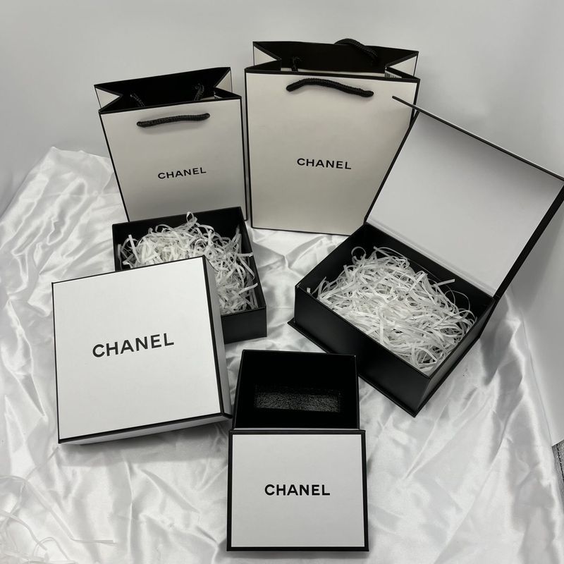 Cùng Phong Cách Chanel Son Môi Hộp Giấy Túi Quà Tặng Hộp Quà Tặng Hộp Đóng Gói Túi Đóng Gói Trọn Bộ 