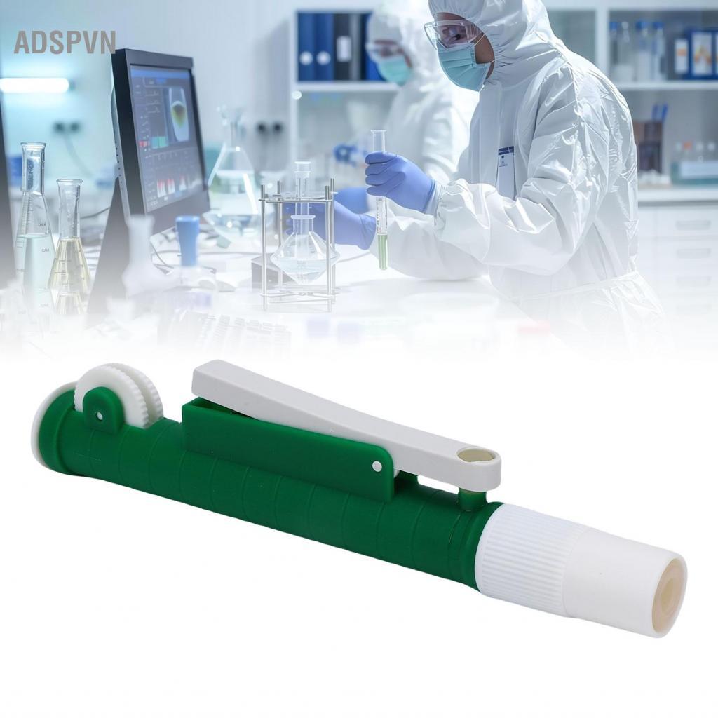 Adspvn 10ml Pipet Pump Pipet chất lỏng màu xanh lá cây cho Pipet nhựa và thủy tinh Nghiên cứu trong 