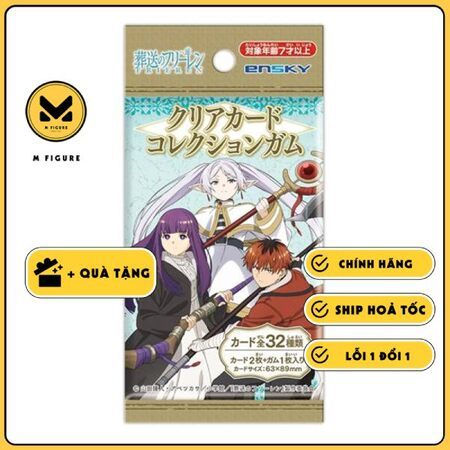 THẺ BÀI Frieren Beyond Journey's End - Clear Card Collection (Ensky) PACK CARD CHÍNH HÃNG