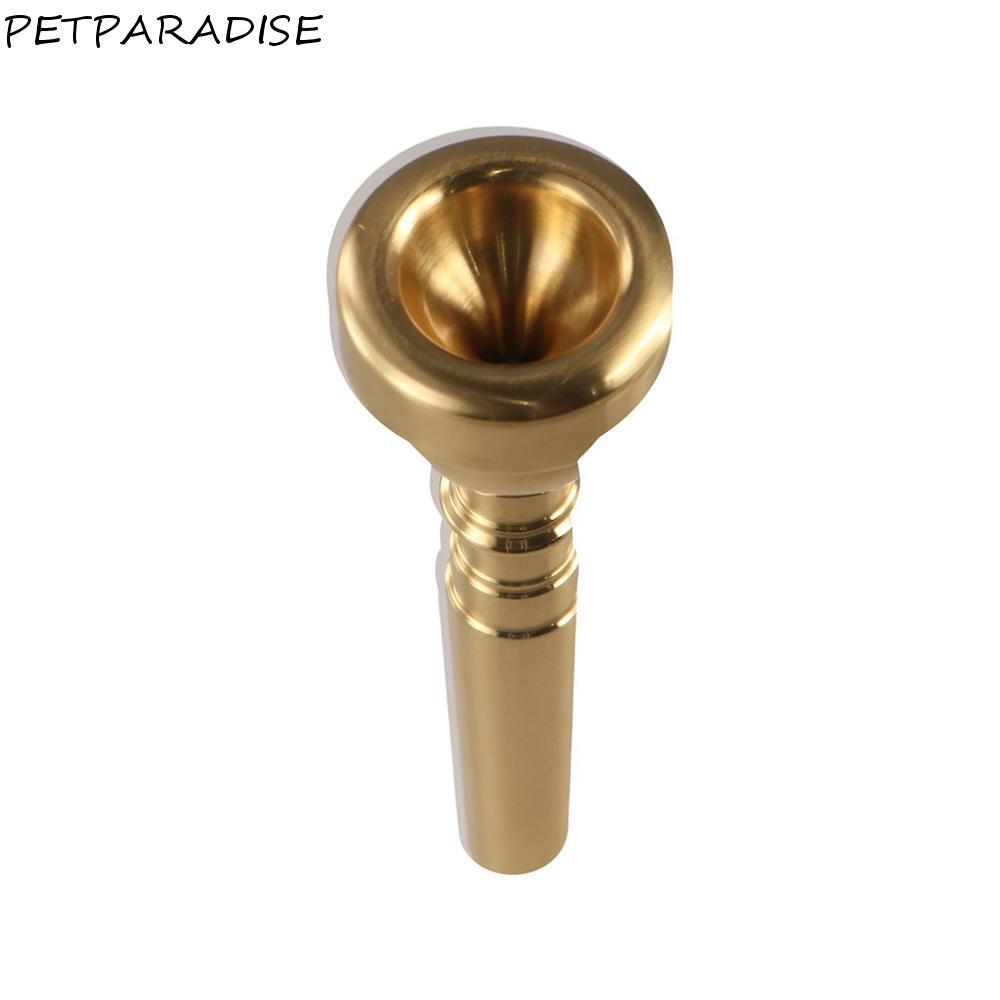 PETPARADISE Trumpet Bugle Mouth, Horn Metal Professional Trumpet Mouthpiece, Performance Silver 3C /