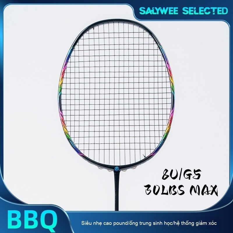 Vợt Cầu Lông ALPSport Cao Cấp Khung Sợi Cacbon Siêu Nhẹ Chính Hãng Model 8U Professional