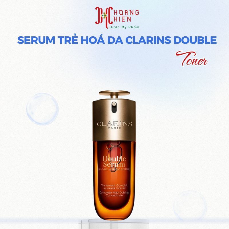 Tinh chất serum trẻ hoá da Clarins Double 50ml