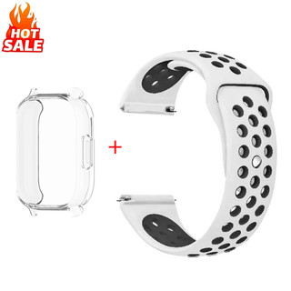 Ốp Mềm + Dây Đeo Tương Thích Cho Redmi Watch 5 Active / 5 Lite Dây Đeo Thể Thao Thoáng Khí Dây Silicon TPU Bao Da Có Phim Bảo Vệ Màn Hình Cho Nam Nữ