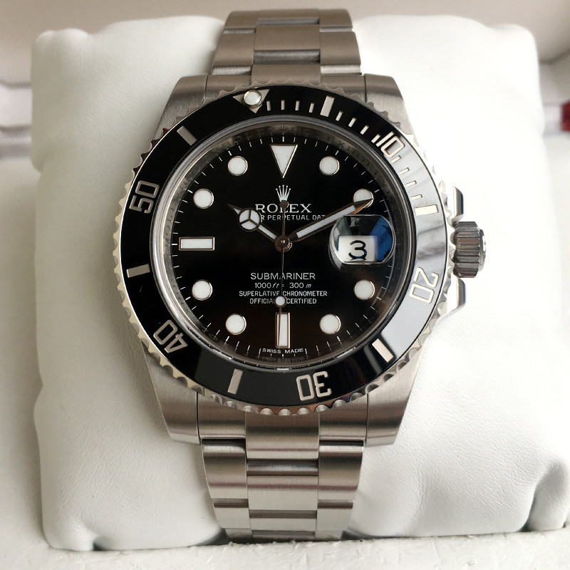 AOMK Rolex116610Đồng hồ nam LN-97200 Submariner Series Black Plate Black Water Ghost Black