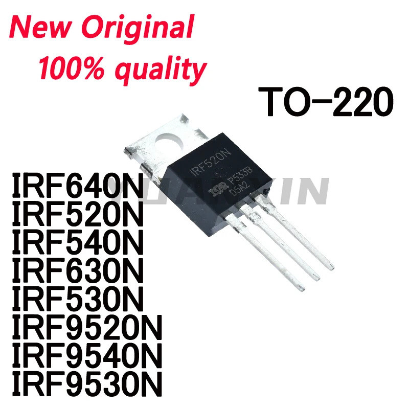 5 CHIẾC IRF640N IRF520N IRF540N IRF630N IRF530N IRF9520N IRF9540N IRF9530N TO-220 MOS ống hiệu ứng t