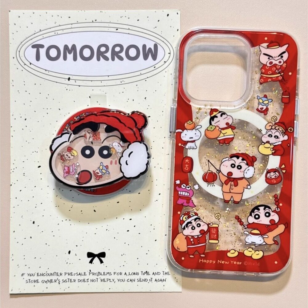 Thích hợp cho Ốp điện thoại Meizu 22Pro Meizu 18Pro Crayon Shinchan Meizu 18X Lắc Meizu 16Plus Giá đ