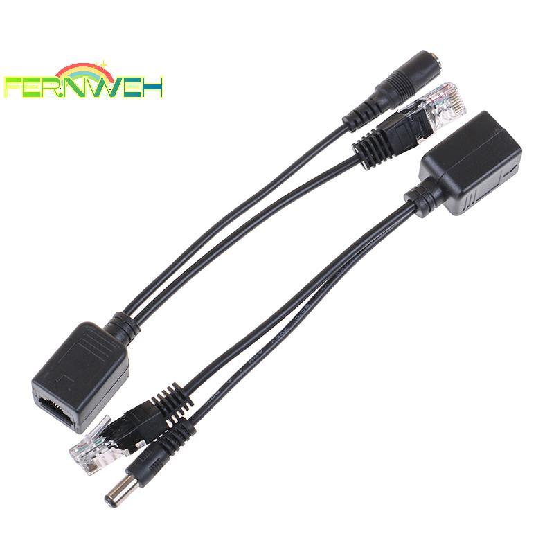 [Fernweh] 1 Bộ Cáp POE Nguồn Điện Thụ Động Qua Ethernet Cáp Adapter POE Splitter Injector [MỚI]