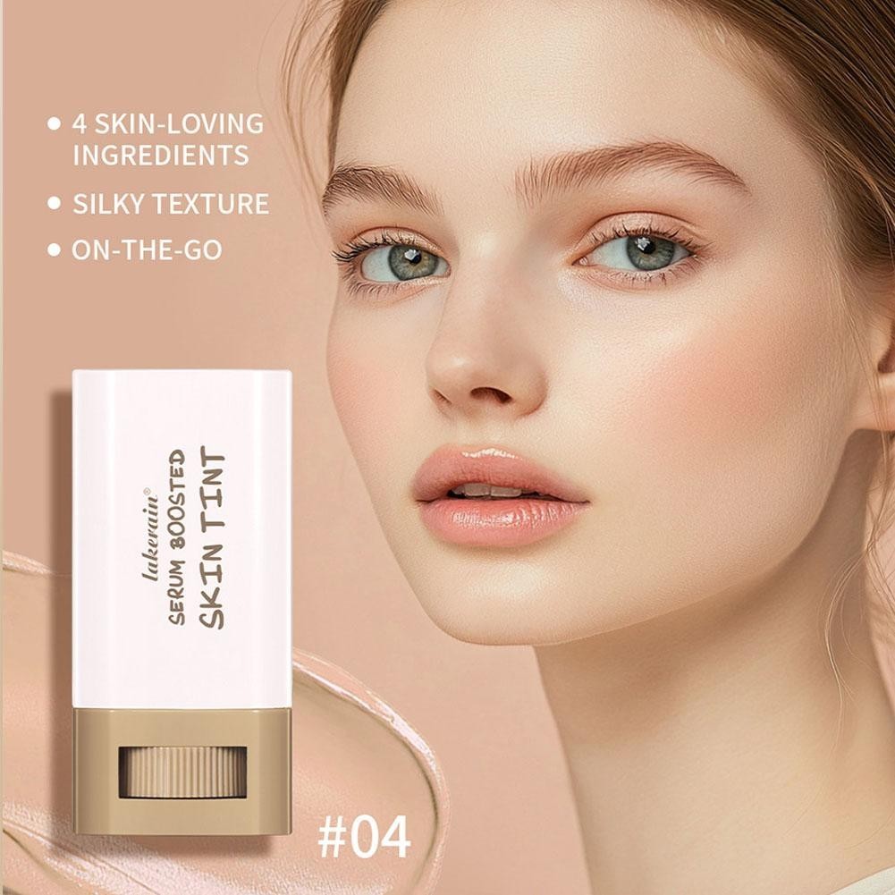 Stick Foundation Balm Boosted Skin Tint Foundation Make Plumper Coverage Hight Travel T9j7