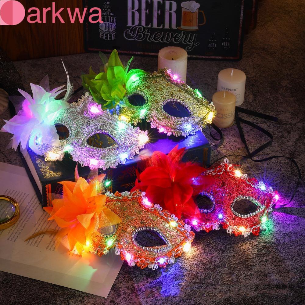 DARKWA LED Glowing Mask Ren Nightclub Nữ