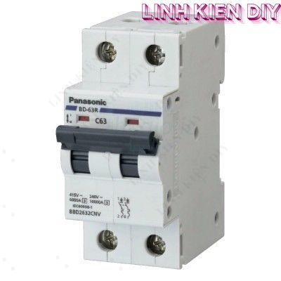 BBD2322CNV Aptomat MCB Panasonic 2 Cực 32A Linh Kiện DIY