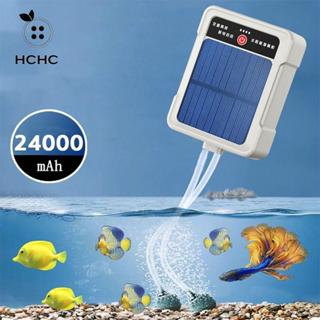 Máy sục khí cầm tay HCHC, Máy bơm oxy năng lượng mặt trời có thể sạc lại USB siêu im lặng, Thời gian chạy dài Chống nước tự động 2-4L / phút Máy tạo oxy nhỏ Sử dụng trong gia đình