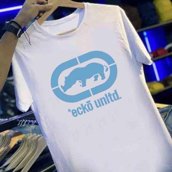 Áo Thun Unisex ECKO UNLTD - Trắng, Cotton 100%, Mới