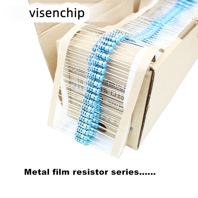 100 Chiếc 1 / 4W 1 / 2W 1W Kim Loại Phim Điện Trở 1% 180K 200K 220K 240K 270K 300K 330K ohm