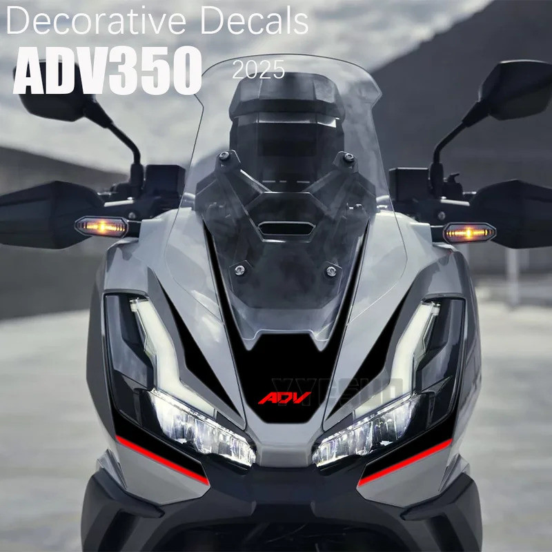 Cho HOMNDA ADV 350 350ADV ADV350 Đầu Trang Trí Miếng Dán 2025 ADV350 Đề Can Trang Trí Xe Máy Phụ Kiệ