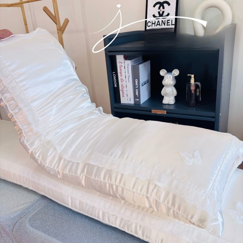 Siêu mềm lụa dâu tằm đôi gối dài cặp đôi gối một mảnh cặp vợ chồng gối dài lõi gối gia đình nằm gối 