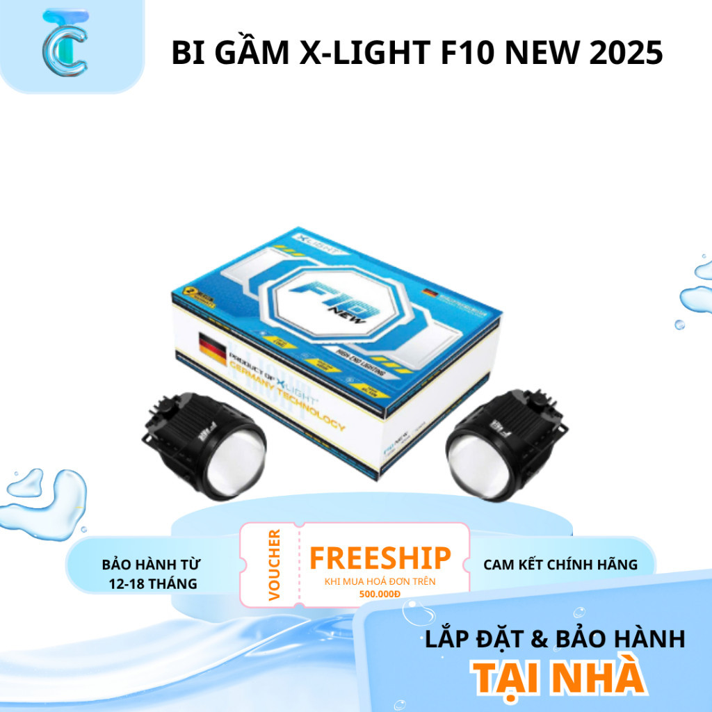 New  Bi Gầm X-LIGHT F10 NEW 2025  3inch | Chính Hãng