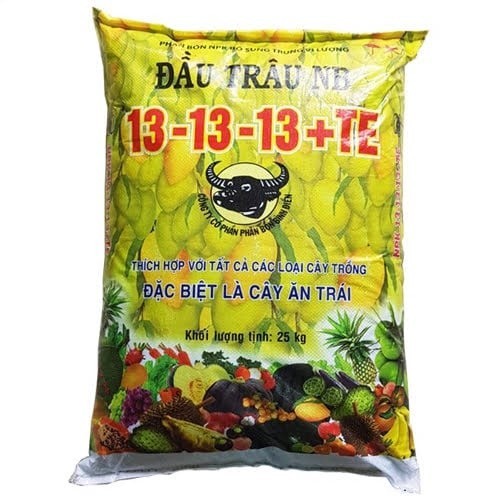PHÂN XANH NPK ĐẦU TRÂU 13-13-13+TE - GÓI LẺ 1KG