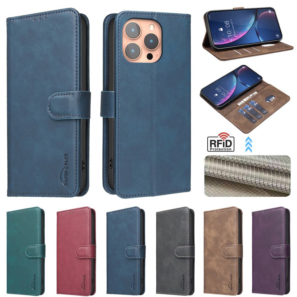 Ví Da Lật Ốp lưng iPhone 14 13 12 11 Pro Max 14 Plus XS Max XR 7 Plus 8 Plus Ốp Lưng Có Đựng Thẻ