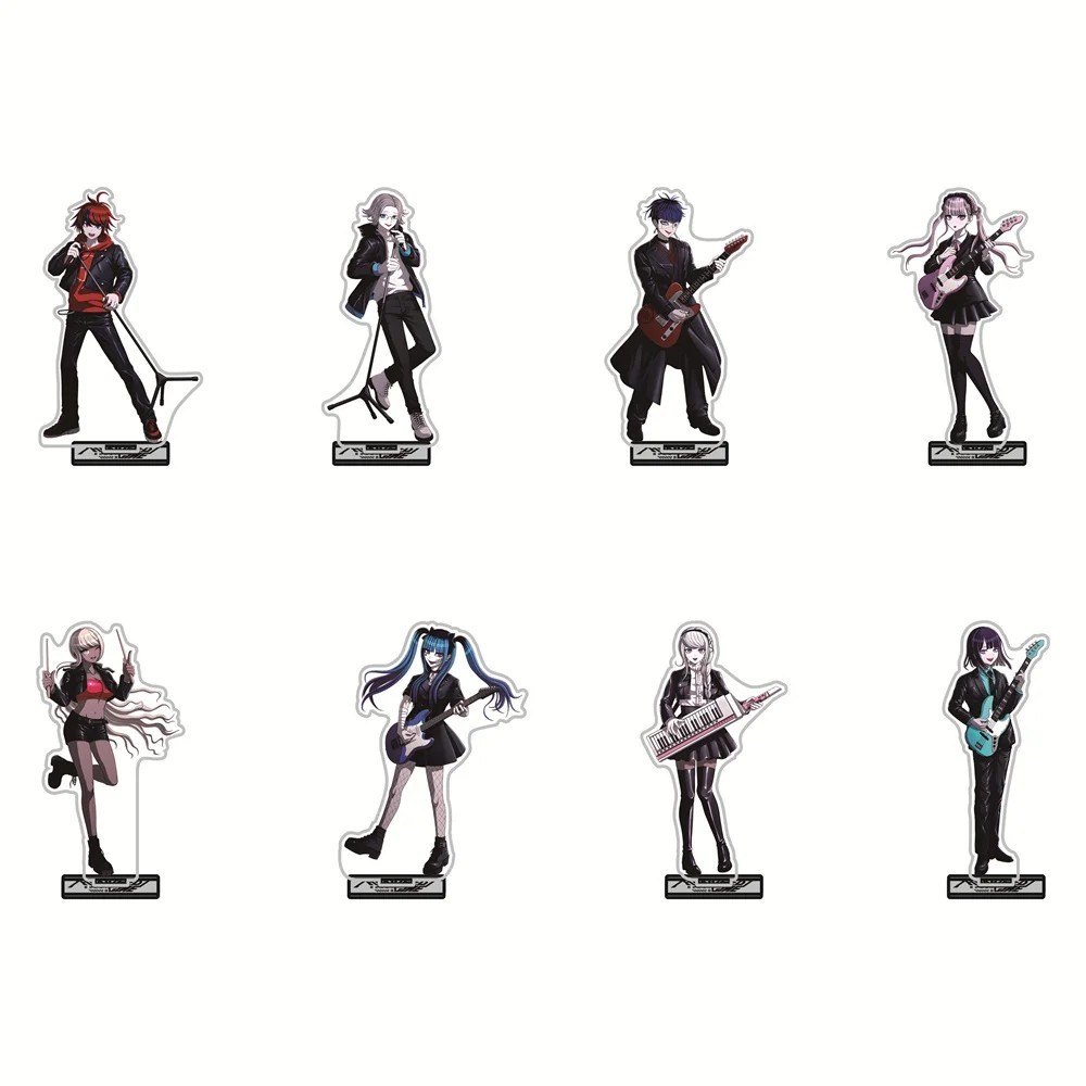 Standee mô hình mica Game The Hundred Line Last Defense Academy 15cm trang trí bàn học làm quà tặng 