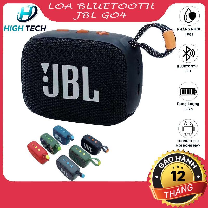 Loa Bluetooth Không Dây Go 4, Bluetooth 5.1, Nhỏ Gọn, Tiện Lợi Chống Nước IP67, Chơi Nhạc 5H.