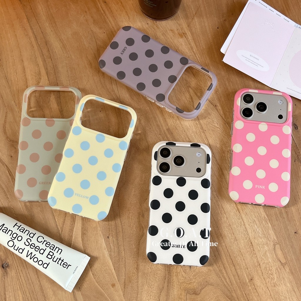 G.O.A.T Vỏ chấm sóng Baminate Tương thích cho iPhone 17 pro max iPhone 17 16 15 14 pro max Vỏ bảo vệ