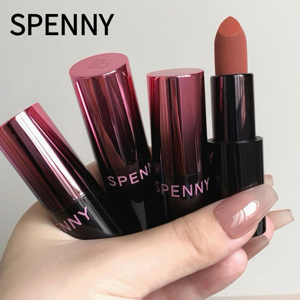 SPENNY Son Môi Dưỡng Ẩm Matte Son Môi Matte Không Dính Dưỡng Ẩm Mịn Mượt