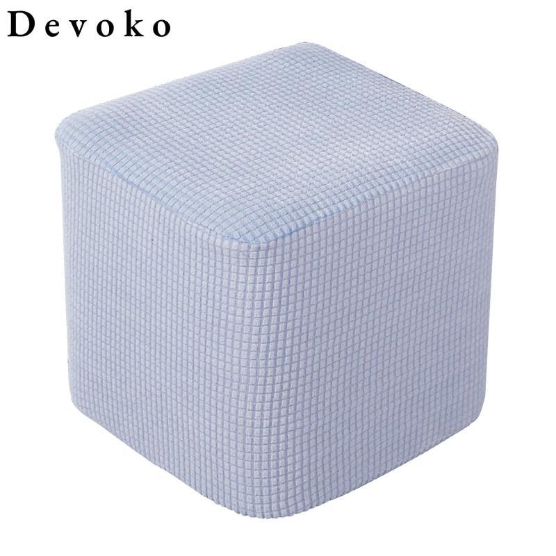 Devoko Ottoman Covers Slipcover Polyester Ottoman Slipcover Hình Chữ Nhật Ottoman Bao Cho Chân Ghế Đ
